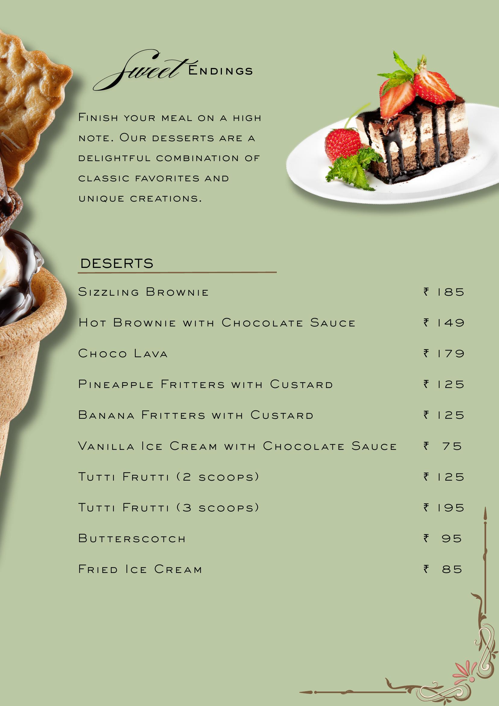 Windfall Cafe Menu Page 12