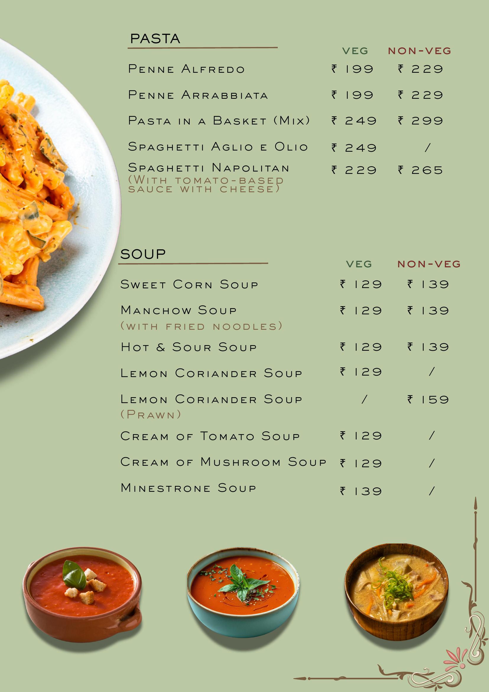 Windfall Cafe Menu Page 7