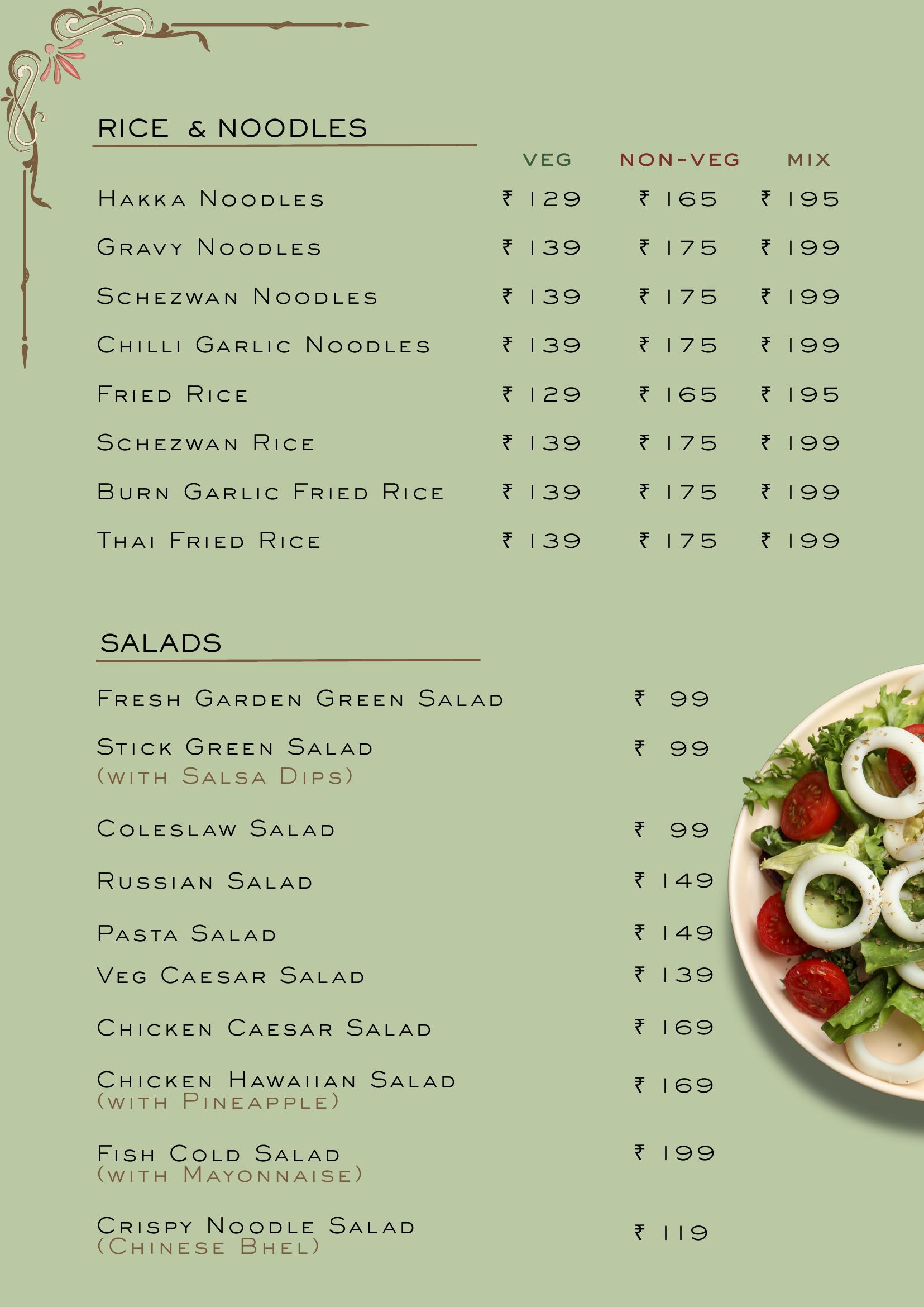Windfall Cafe Menu Page 8
